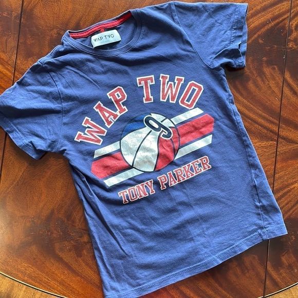 Authentic WAP TWO Tony Parker Kids Tshirt - Picture 1 of 9